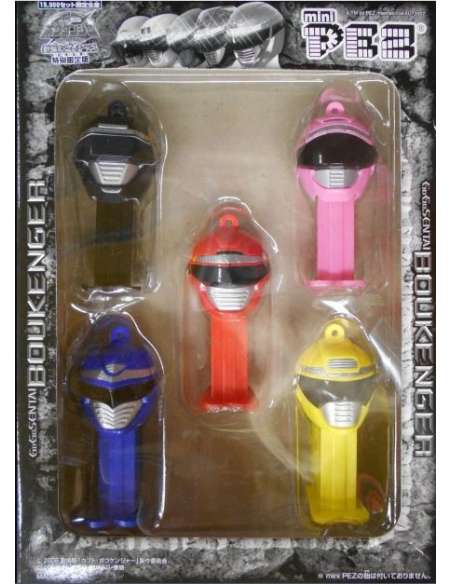 Boukenger Set Mini Dispensadores Pez