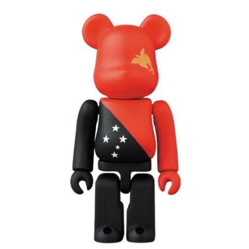 Bearbrick 100% Flag Papúa Nueva Guinea Series 39