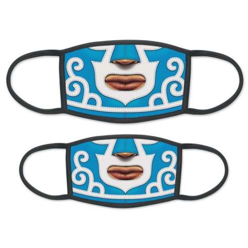 Mascarilla Facial Lucha Libre Azul