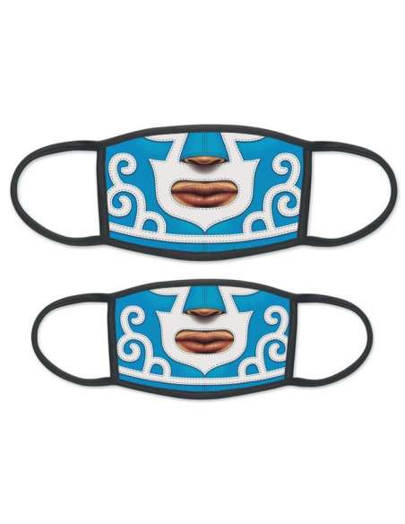 Mascarilla Facial Lucha Libre Azul