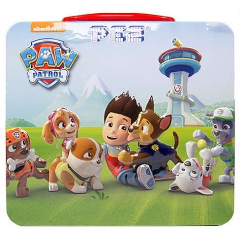Caja Metal Caramelos PEZ Patrulla Canina