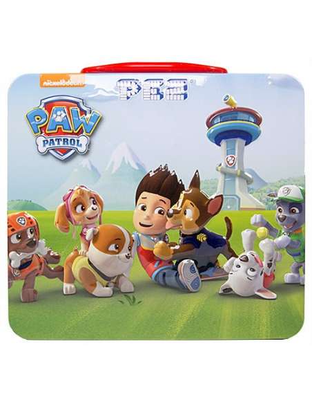 Caja Metal Caramelos PEZ Patrulla Canina