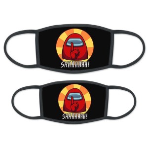 Mascarilla Facial Among Us Shhhh