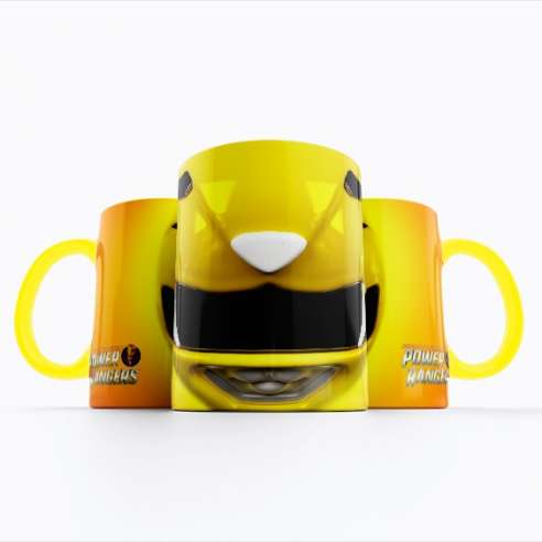 Taza Power Rangers Amarillo