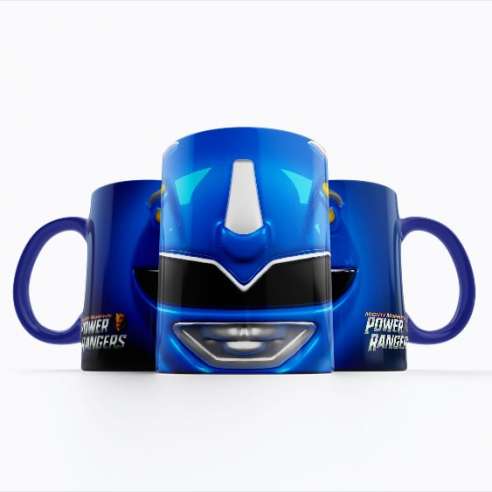 Taza Power Rangers Azul