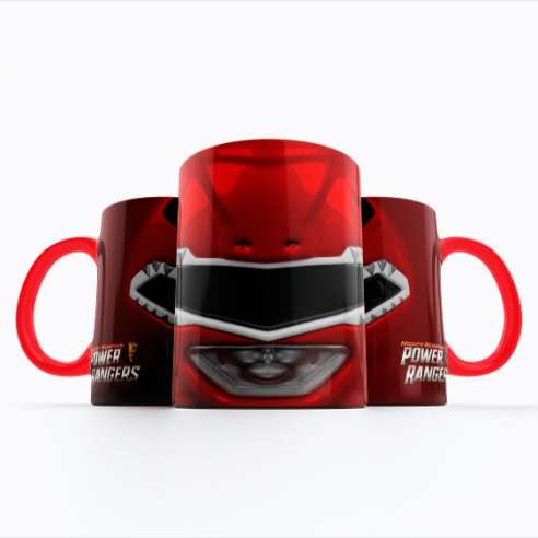 Taza Power Rangers Rojo