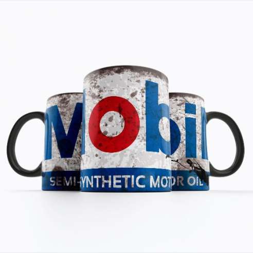 Taza Mobil Oil