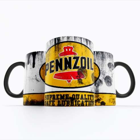 Taza Pennzoil Oil