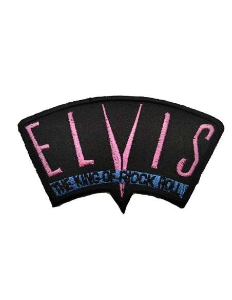 Parche Bordado Elvis The King Of Rock and Roll