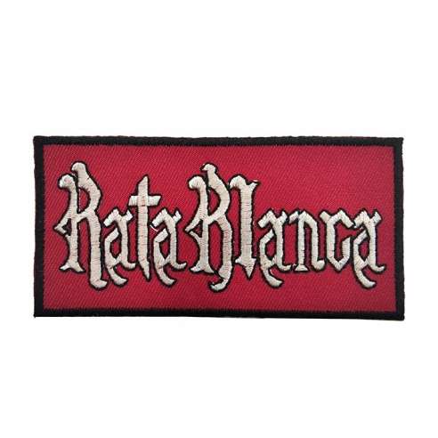 Parche Bordado Rata Blanca