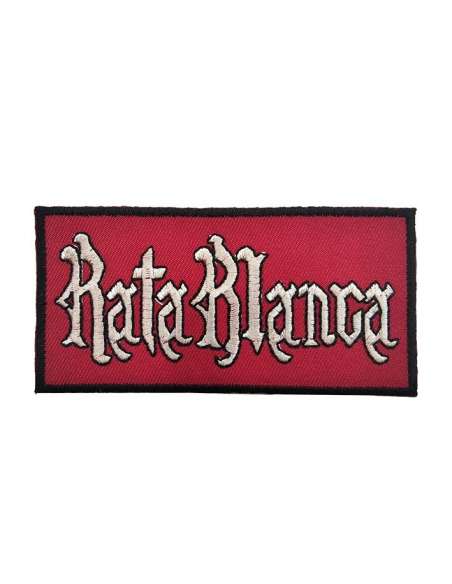 Parche Bordado Rata Blanca