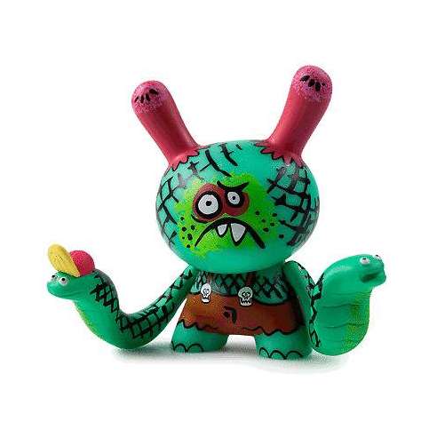 Kaiju Dunny Battle Glow Cobra Boy By Kidrobot