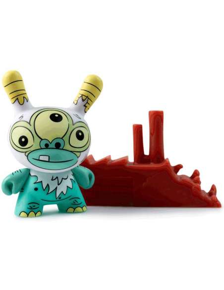 Kaiju Dunny Battle White Greasebat By Kidrobot