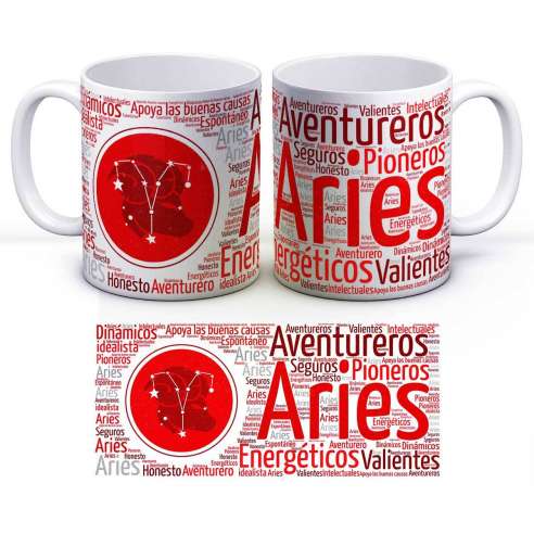 Taza Zodiaco Horóscopo Aries