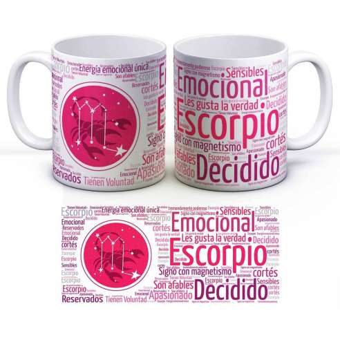 Taza Zodiaco Horóscopo Escorpio