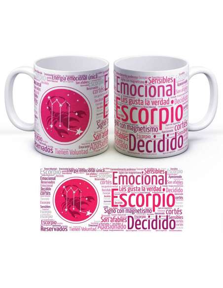 Taza Zodiaco Horóscopo Escorpio