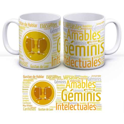 Taza Zodiaco Horóscopo Géminis