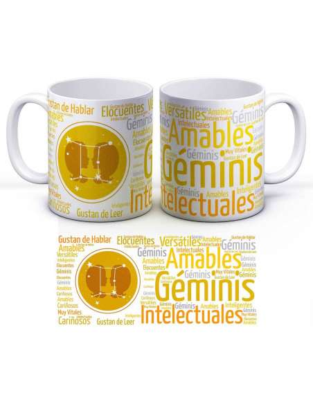 Taza Zodiaco Horóscopo Géminis