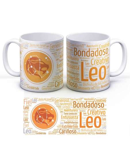 Taza Zodiaco Horóscopo Leo