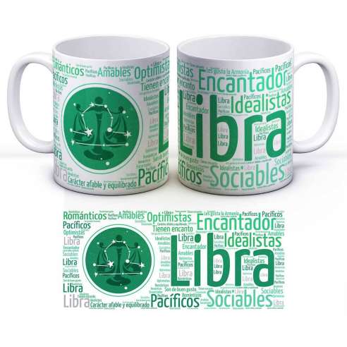 Taza Zodiaco Horóscopo Libra