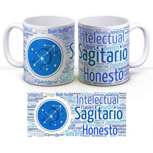 Taza Zodiaco Horóscopo Sagitario