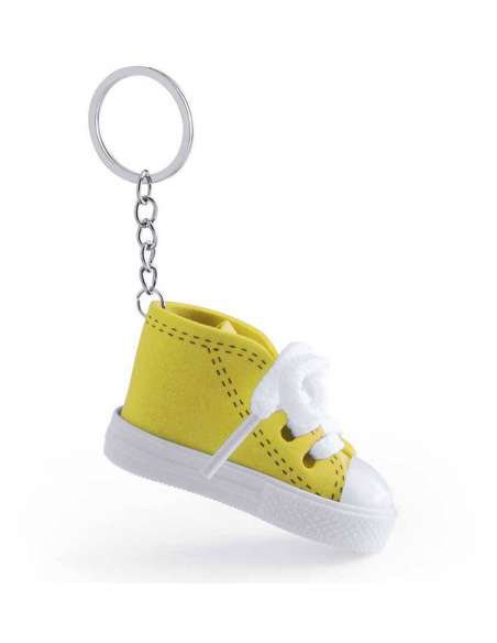 Llavero Zapatilla Tipo Converse Amarilla