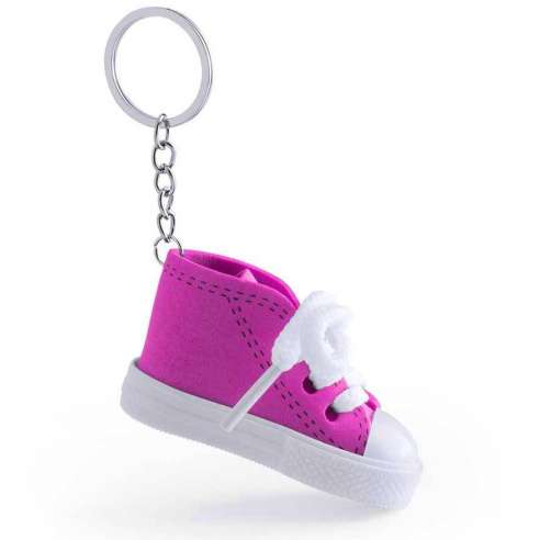 Llavero Zapatilla Tipo Converse Fucsia