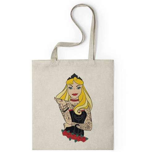 Bolsa Aurora Tatuada Princesas Rockeras