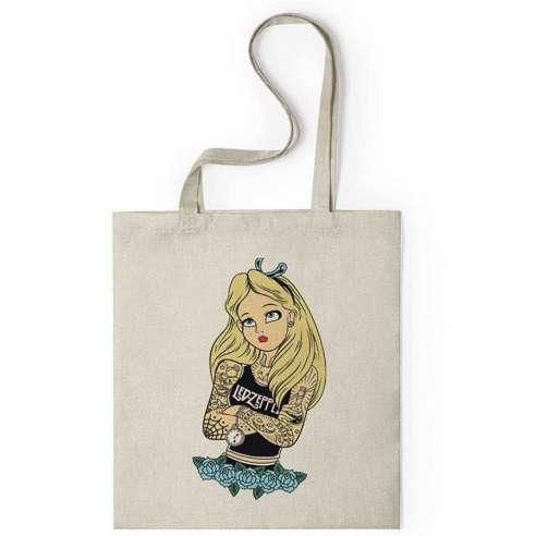 Bolsa Alicia Tatuada Princesas Rockeras