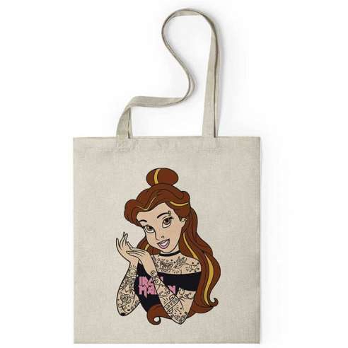 Bolsa Bella Tatuada Princesas Rockeras