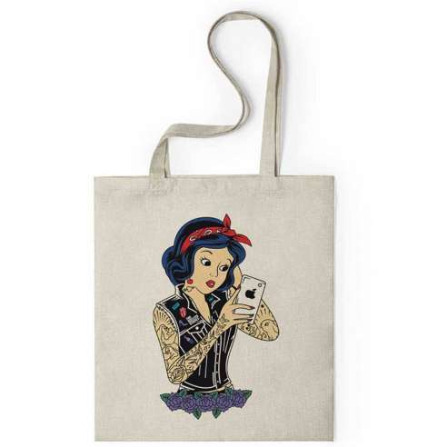 Bolsa Blancanieves Tatuada Princesas Rockeras