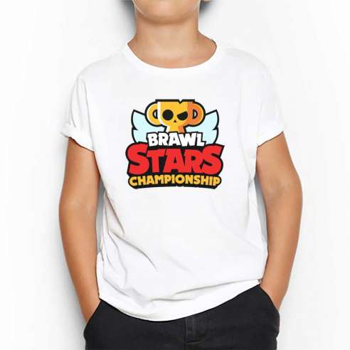 Camiseta blanca de Brawl Stars para mujer, ropa para juego, juego, cuervos,  chicas, japonesas, blancas, 9583