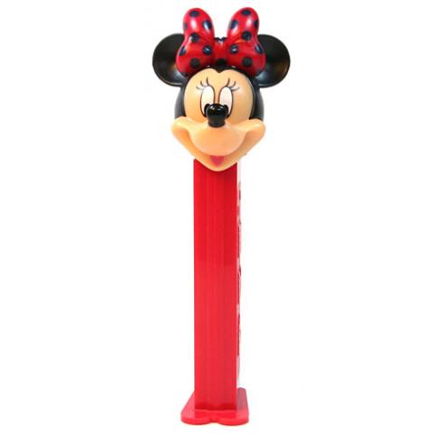Dispensador Caramelos Pez Minnie Mouse Stylish Mickey red bow purple dots