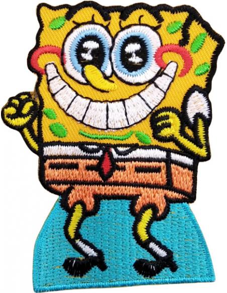Parche Bordado Bob Esponja Emocionado