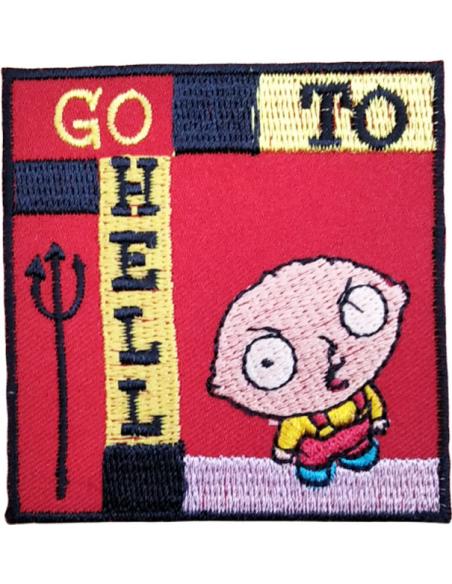 Parche Bordado Stewie Padre de Familia Go To Hell