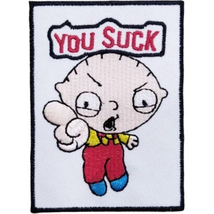 Parche Bordado Stewie Padre de Familia You Suck