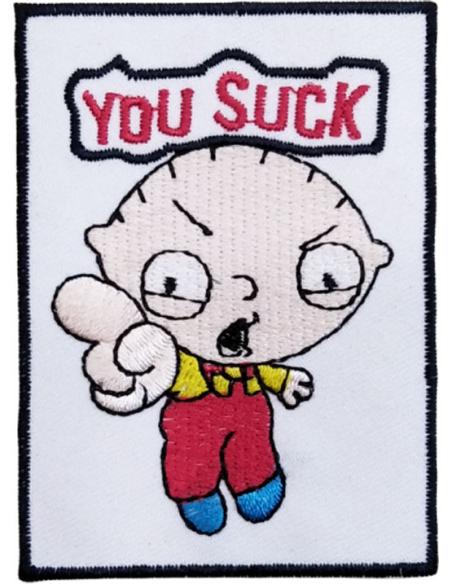 Parche Bordado Stewie Padre de Familia You Suck