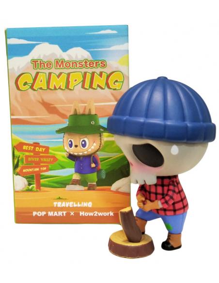 The Monster Camping Labubu by Kasing Lung - Chopping Wood