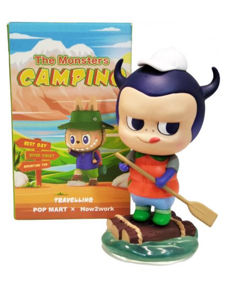 The Monster Camping Labubu by Kasing Lung - Wooden Raft