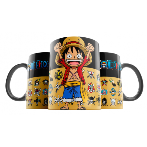 Taza One Piece Monkey D. Luffy Chibi