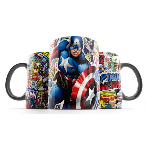 Taza Capitán América Comic