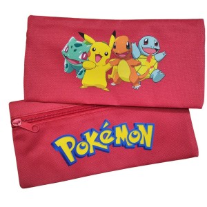 Estuche Portatodo Pokémon Pikachu Charmander Bulbasaur Squirtle 2