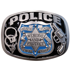 Hebilla Cinturón Police Sheriff