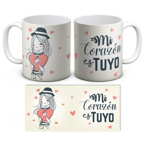 Taza Mi corazón es tuyo