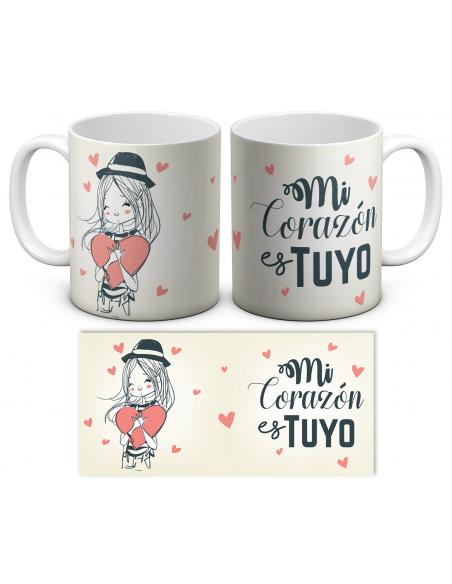 Taza Mi corazón es tuyo