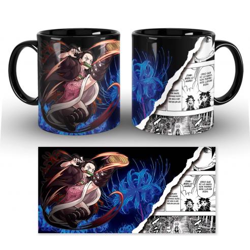 Taza Demon Slayer Kimetsu No Yaiba Nezuko Kamado Comic