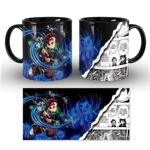 Taza Demon Slayer Kimetsu No Yaiba Tanjiro Kamado Comic
