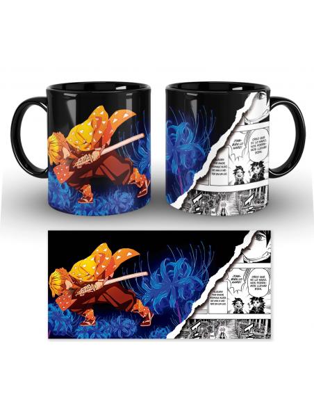Taza Demon Slayer Kimetsu No Yaiba Zenitsu Agatsuma Comic