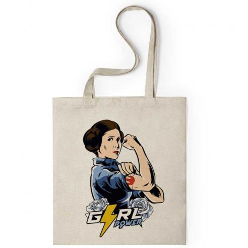 Bolsa Tote Bag Girl Power Leia