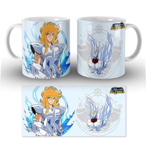 Taza Los Caballeros del Zodiaco Hyōga de Cisne